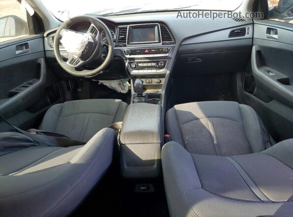 5NPE24AF3KH741453 2019 HYUNDAI SONATA Gray წინა პანელის ხედი