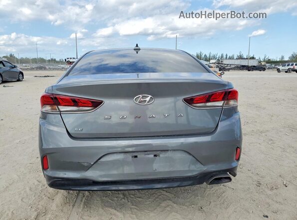 5NPE24AF3KH741453 2019 HYUNDAI SONATA Gray უკანა ხედი