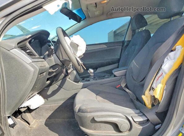 5NPE24AF3KH741453 2019 HYUNDAI SONATA Gray წინა სალონის ხედი