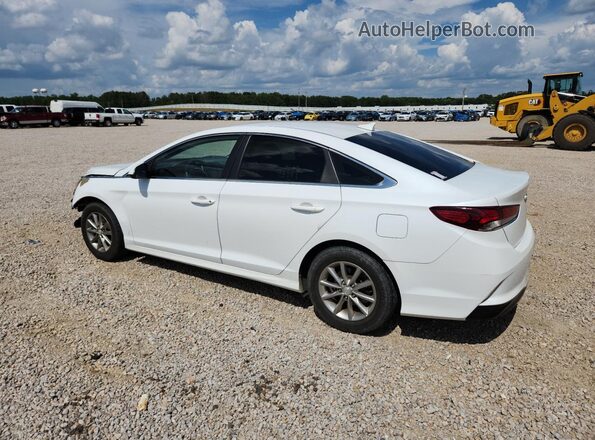 5NPE24AF3KH751724 2019 HYUNDAI SONATA White უკანა მარცხენა