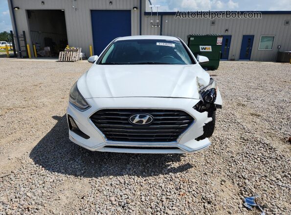 5NPE24AF3KH751724 2019 HYUNDAI SONATA White წინა ხედი