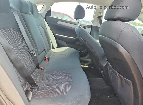 5NPE24AF3KH762092 2019 HYUNDAI SONATA Gray Rear seats view