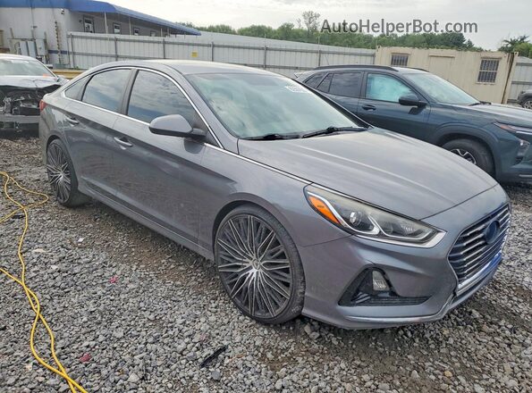 5NPE24AF3KH785484 2019 HYUNDAI SONATA Gray Przód prawy