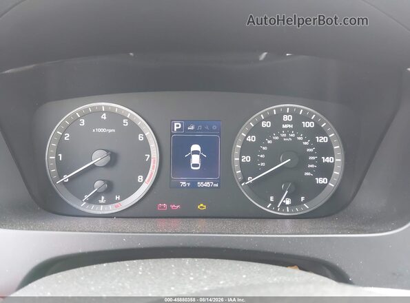 5NPE24AF4GH265236 2016 HYUNDAI SONATA Silver Widok tylnych siedzeń