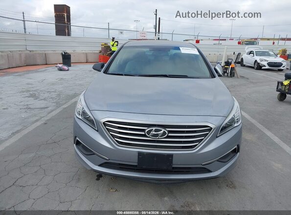 5NPE24AF4GH265236 2016 HYUNDAI SONATA Silver Widok zestawu wskaźników