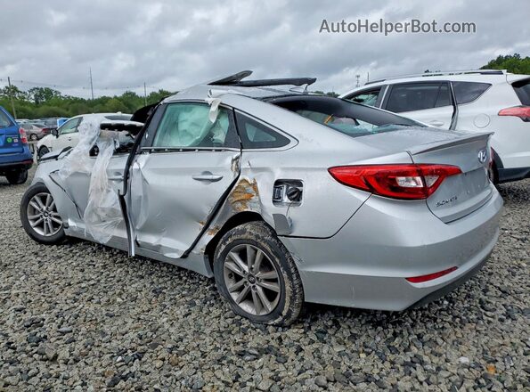 5NPE24AF4GH300678 2016 HYUNDAI SONATA Silver Հետևի ձախ