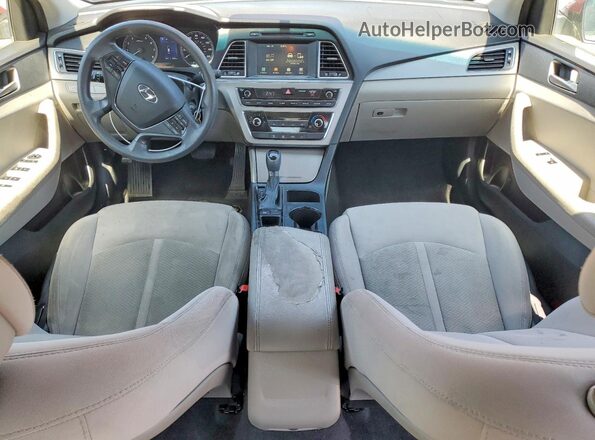 5NPE24AF4GH346253 2016 HYUNDAI SONATA Red Widok deski rozdzielczej