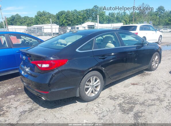 5NPE24AF4GH346527 2016 HYUNDAI SONATA Black Հետևի աջ
