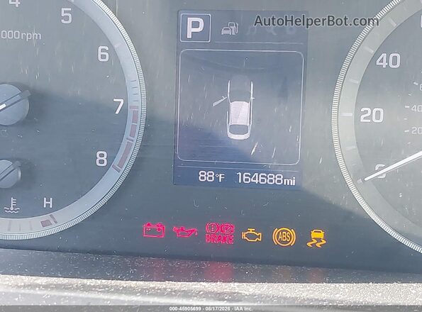 5NPE24AF4GH346527 2016 HYUNDAI SONATA Black Հետևի նստատեղերի տեսք