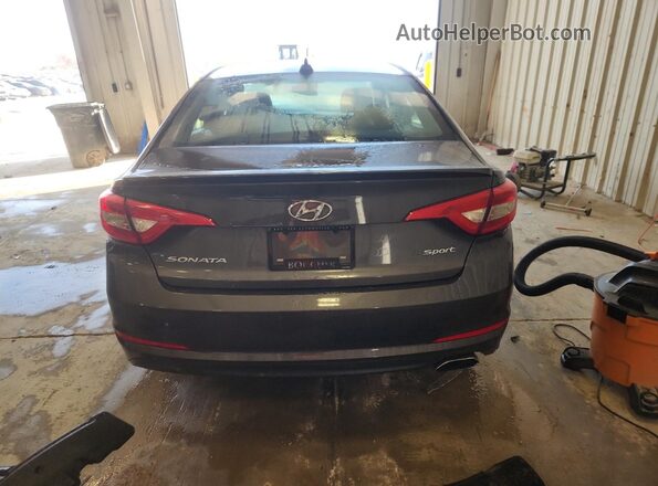 5NPE24AF4GH347287 2016 HYUNDAI SONATA Brown Rear view