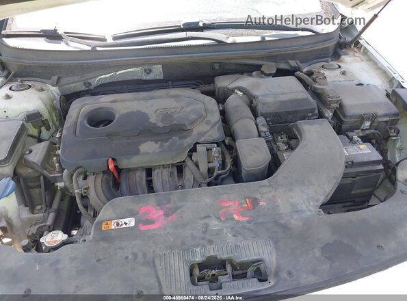 5NPE24AF4GH366373 2016 HYUNDAI SONATA White Вид ззаду