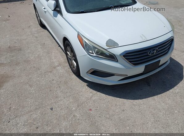 5NPE24AF4GH366373 2016 HYUNDAI SONATA White Вид спереду