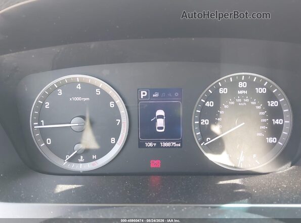 5NPE24AF4GH366373 2016 HYUNDAI SONATA White Вид задніх сидінь