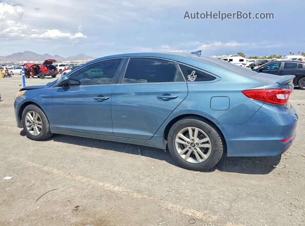 5NPE24AF4GH383061 2016 HYUNDAI SONATA Blue Tył lewy