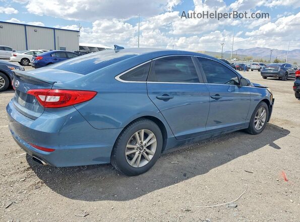5NPE24AF4GH383061 2016 HYUNDAI SONATA Blue Tył prawy