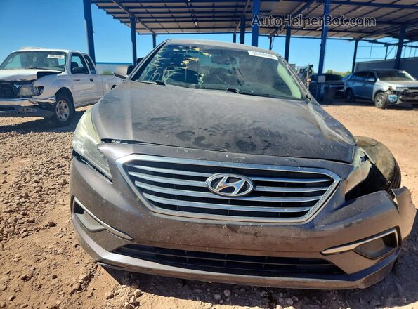 5NPE24AF4GH386106 2016 HYUNDAI SONATA Charcoal Вид спереду