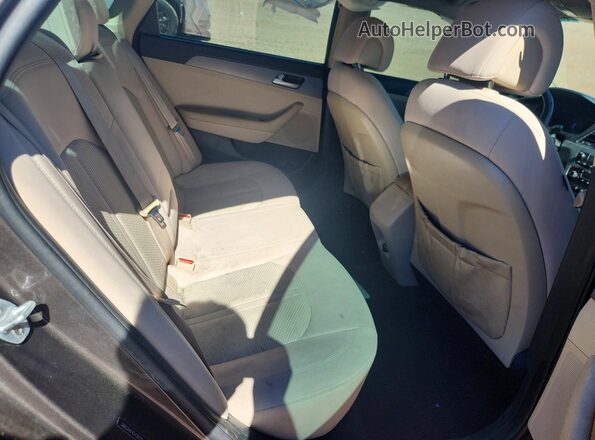 5NPE24AF4GH386106 2016 HYUNDAI SONATA Charcoal Вид задніх сидінь