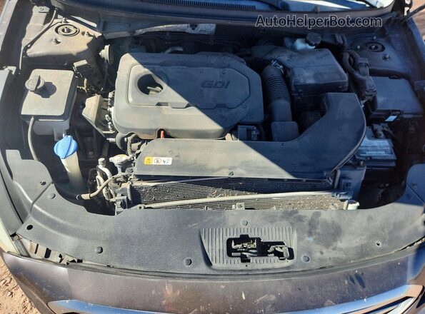 5NPE24AF4GH386106 2016 HYUNDAI SONATA Charcoal Вид задньої частини салону