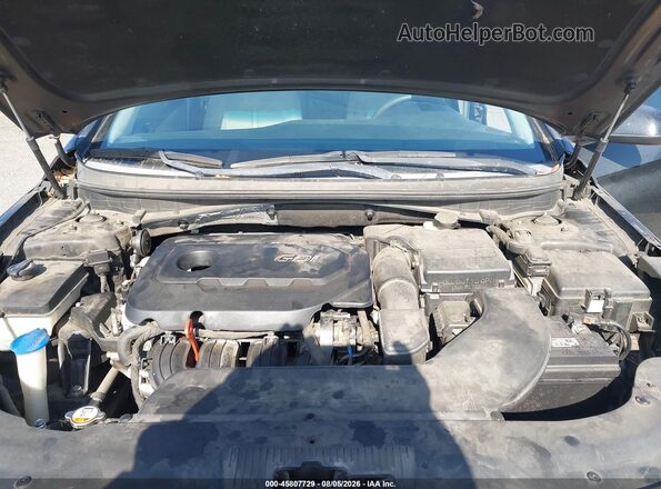 5NPE24AF4GH395467 2016 HYUNDAI SONATA Black უკანა ხედი