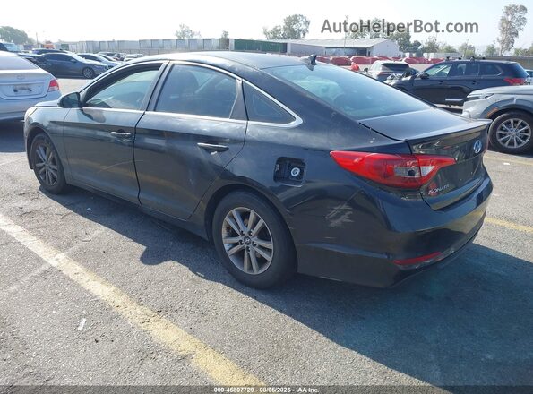 5NPE24AF4GH395467 2016 HYUNDAI SONATA Black უკანა მარცხენა