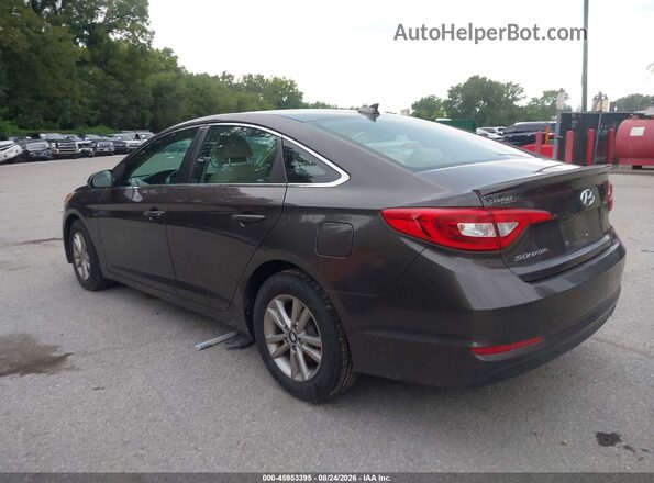 5NPE24AF4GH433683 2016 HYUNDAI SONATA Black Tył lewy