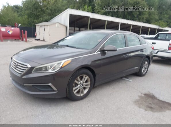 5NPE24AF4GH433683 2016 HYUNDAI SONATA Black Przód lewy