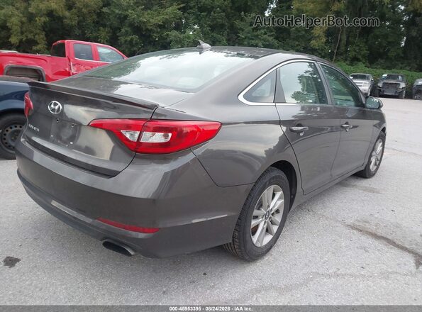5NPE24AF4GH433683 2016 HYUNDAI SONATA Black Tył prawy