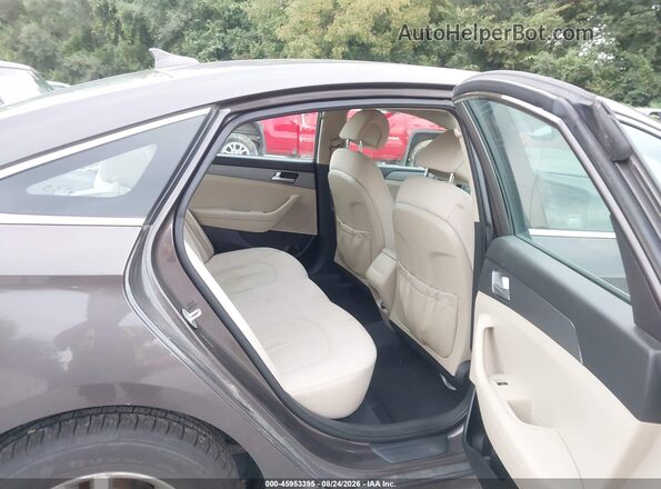 5NPE24AF4GH433683 2016 HYUNDAI SONATA Black Widok naklejki z numerem VIN