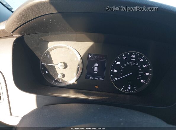 5NPE24AF4HH445317 2017 HYUNDAI SONATA Silver Vista de los asientos traseros