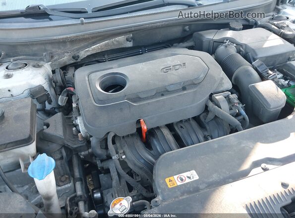 5NPE24AF4HH445317 2017 HYUNDAI SONATA Silver Vista frontal