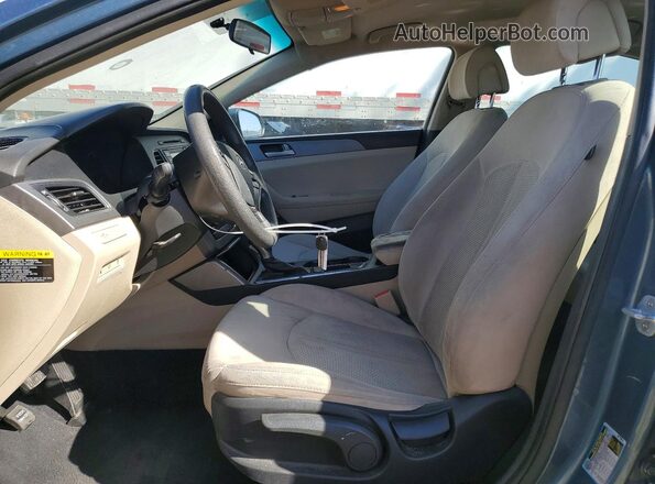 5NPE24AF4HH455412 2017 HYUNDAI SONATA Blue Սալոնի դիմացի տեսք