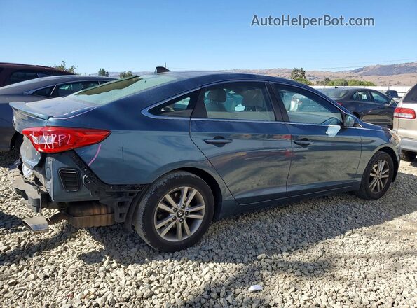 5NPE24AF4HH455412 2017 HYUNDAI SONATA Blue Հետևի աջ