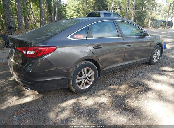 5NPE24AF4HH472176 2017 HYUNDAI SONATA Коричневый Задняя правая четверть