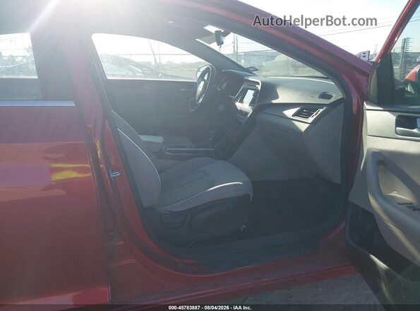 5NPE24AF4HH489267 2017 HYUNDAI SONATA Red Սալոնի դիմացի տեսք