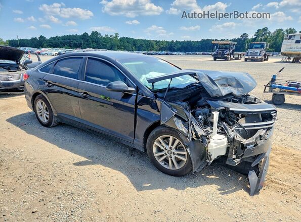 5NPE24AF4HH529329 2017 HYUNDAI SONATA Черный Передняя правая четверть