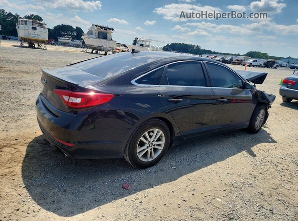 5NPE24AF4HH529329 2017 HYUNDAI SONATA Черный Задняя правая четверть