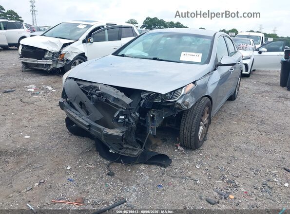 5NPE24AF4HH545868 2017 HYUNDAI SONATA Silver Front view