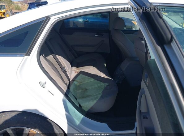 5NPE24AF4JH607825 2018 HYUNDAI SONATA Белый Вид наклейки с VIN-кодом