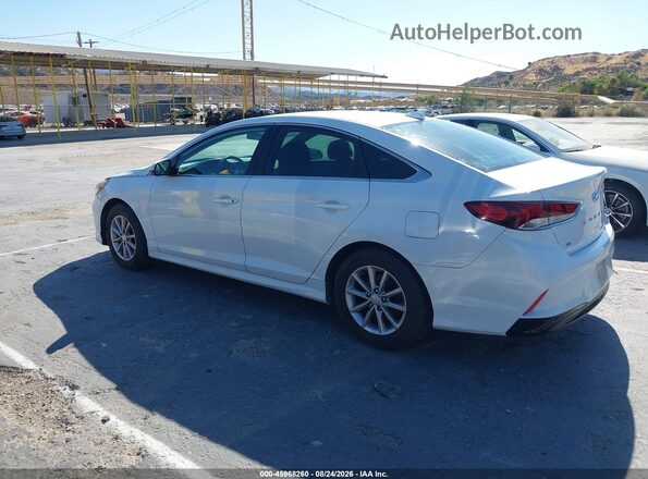 5NPE24AF4JH607825 2018 HYUNDAI SONATA Белый 