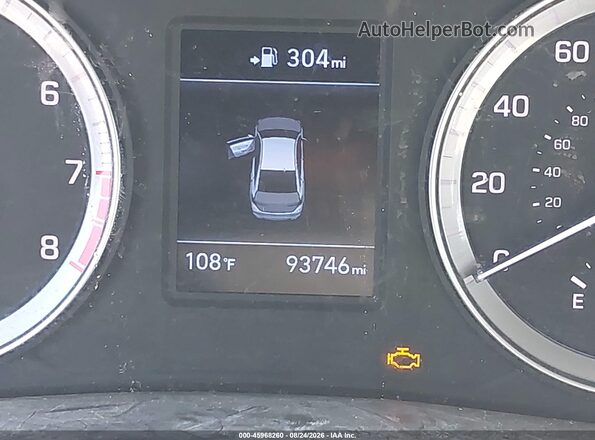 5NPE24AF4JH607825 2018 HYUNDAI SONATA Белый 