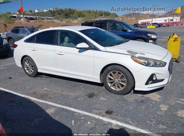 5NPE24AF4JH607825 2018 HYUNDAI SONATA Белый Панорамный вид салона 360°