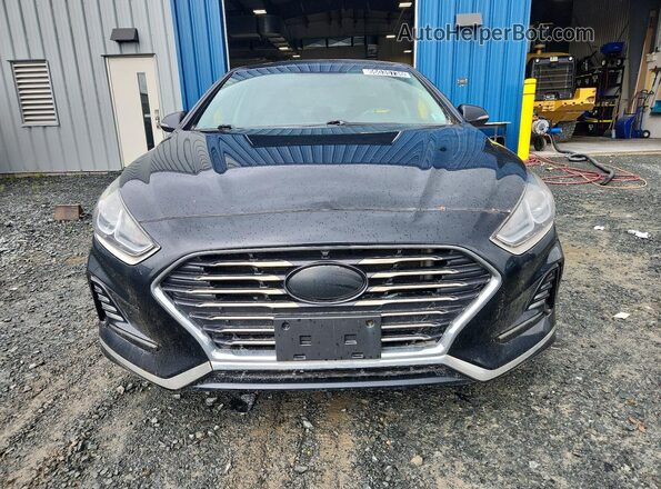 5NPE24AF4JH625757 2018 HYUNDAI SONATA Черный Вид спереди
