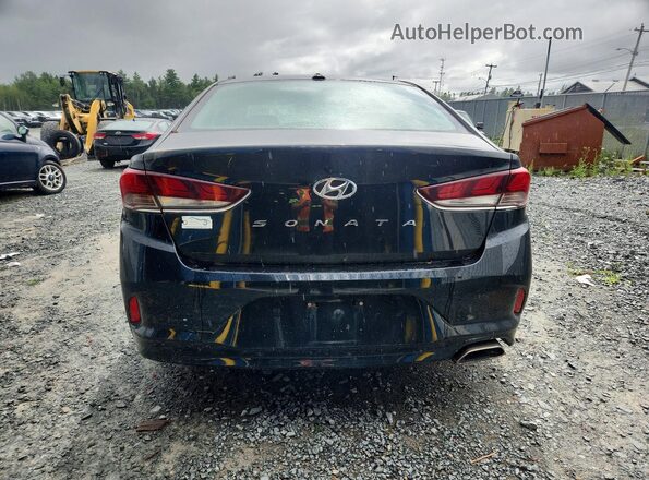 5NPE24AF4JH625757 2018 HYUNDAI SONATA Черный Вид сзади