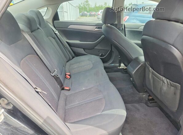 5NPE24AF4JH625757 2018 HYUNDAI SONATA Черный Вид задних сидений