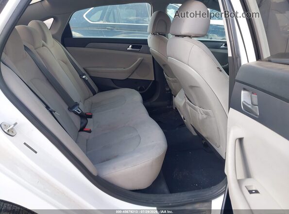 5NPE24AF4JH658371 2018 HYUNDAI SONATA Белый Вид наклейки с VIN-кодом