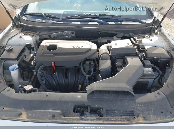 5NPE24AF4JH658371 2018 HYUNDAI SONATA Белый Вид сзади
