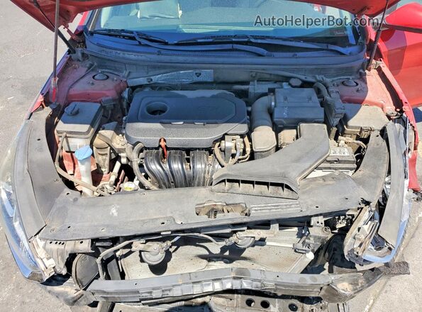 5NPE24AF4JH672934 2018 HYUNDAI SONATA Red Вид задньої частини салону