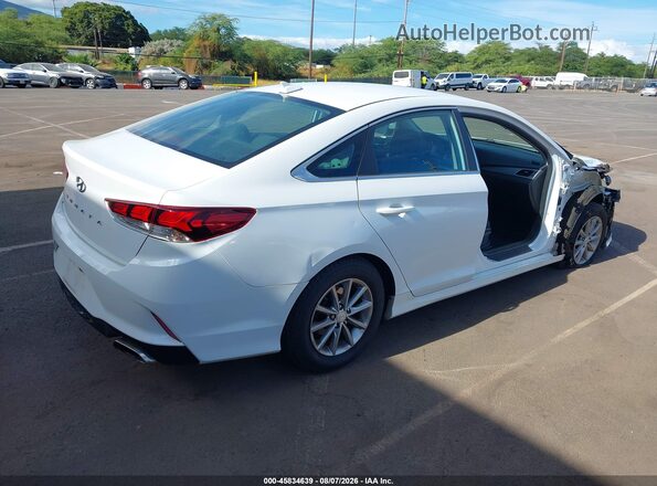 5NPE24AF4JH672996 2018 HYUNDAI SONATA White უკანა მარჯვენა