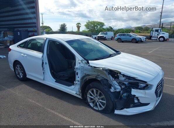 5NPE24AF4JH672996 2018 HYUNDAI SONATA White წინა ხედი