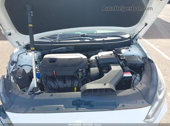 5NPE24AF4JH672996 2018 HYUNDAI SONATA White უკანა ხედი